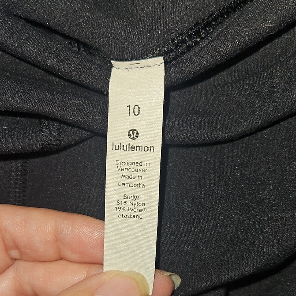 Lululemon Athletica Black Activewear Joggers Size 10 - Picture 5 of 6